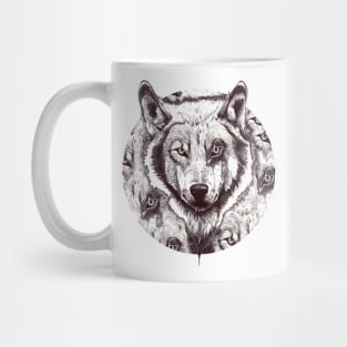 Young wolf Mug